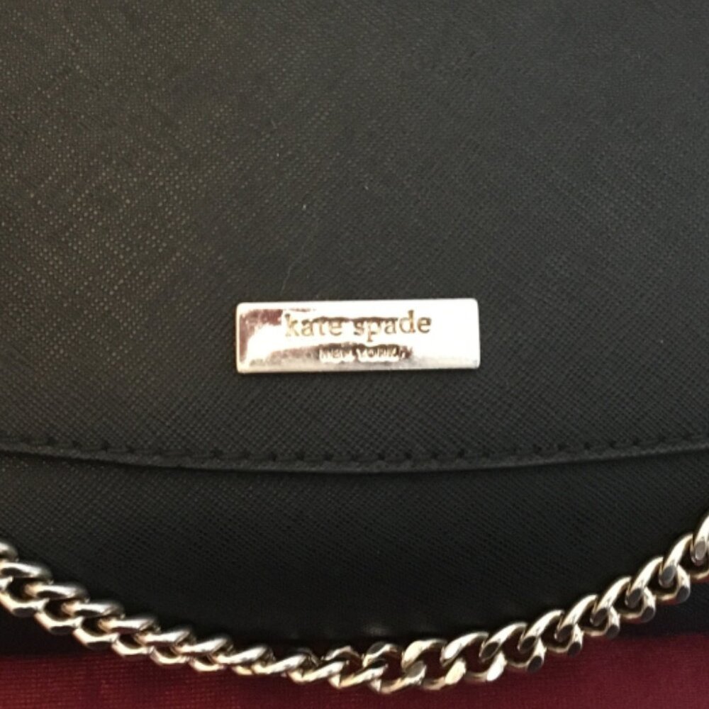 Kate Spade ♠️  Black Crossbody Purse with 22" adjustable strap - Picture 2 of 10